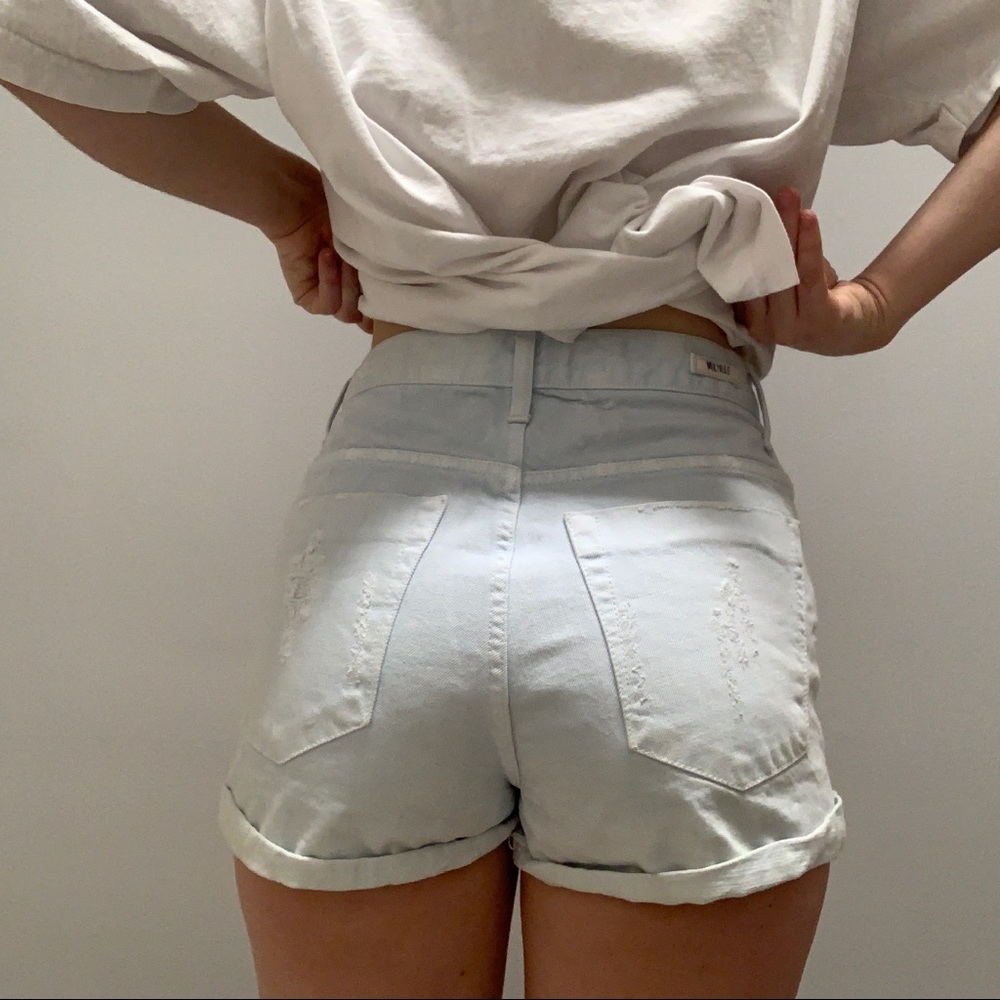 !SOLD! Brandy Melville Jean Shorts - Picture 3 of 8